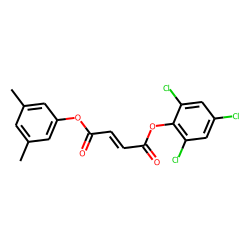 Fumaric acid, 3,5-dimethylphenyl 2,4,6-trichlorophenyl ester