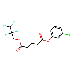 Glutaric acid, 2,2,3,3-tetrafluoropropyl 3-chlorophenyl ester