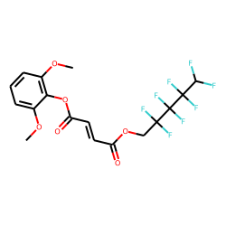 Fumaric acid, 2,6-dimethoxyphenyl 2,2,3,3,4,4,5,5-octafluoropentyl ester