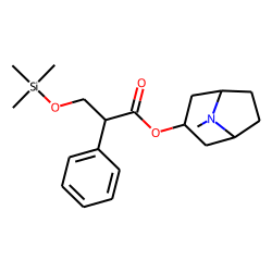 Benzeneacetic acid, «alpha»-[[(trimethylsilyl)oxy]methyl]-, 8-methyl-8-azabicyclo[3.2.1]oct-3-yl ester, endo-(.+/-.)-