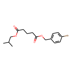 Glutaric acid, 4-bromobenzyl isobutyl ester