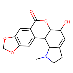 Lycorenan-7-one, 5-hydroxy-1-methyl-9,10-[methylenebis(oxy)]-, (5«alpha»)-