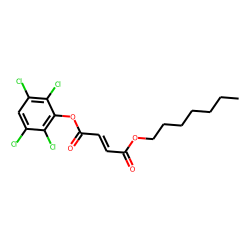 Fumaric acid, heptyl 2,3,5,6-tetrachlorophenyl ester