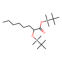 Octanoic acid, 2-[(tert-butyldimethylsilyl)oxy]-, tert-butyldimethylsilyl ester, (.+/-.)-