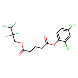 Glutaric acid, 2,2,3,3-tetrafluoropropyl 2,4-dichlorophenyl ester