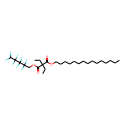 Diethylmalonic acid, 2,2,3,3,4,4,5,5-octafluoropentyl pentadecyl ester