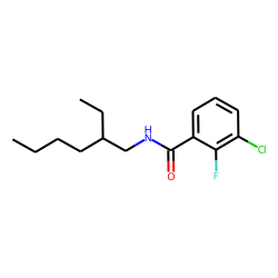 Benzamide, 3-chloro-2-fluoro-N-(2-ethylhexyl)-