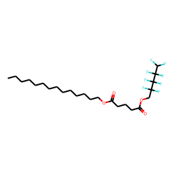 Glutaric acid, 2,2,3,3,4,4,5,5-octafluoropentyl tetradecyl ester