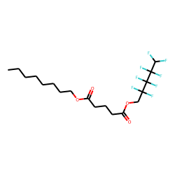 Glutaric acid, 2,2,3,3,4,4,5,5-octafluoropentyl octyl ester