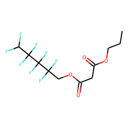 Malonic acid, 2,2,3,3,4,4,5,5-octafluoropentyl propyl ester
