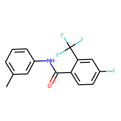 4-Fluoro-2-trifluoromethylbenzamide, N-(3-methylphenyl)-