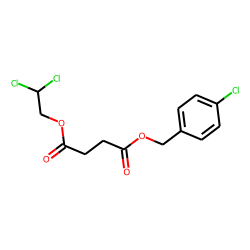 Succinic acid, 2,2-dichloroethyl 4-chlorobenzyl ester