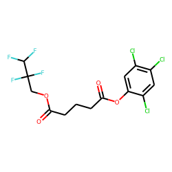 Glutaric acid, 2,2,3,3-tetrafluoropropyl 2,4,5-trichlorophenyl ester