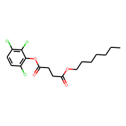 Succinic acid, heptyl 2,3,6-trichlorophenyl ester