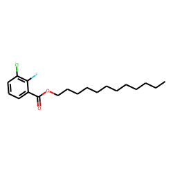 3-Chloro-2-fluorobenzoic acid, dodecyl ester