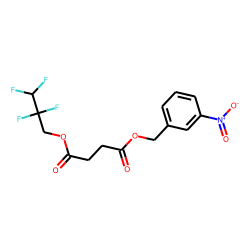 Succinic acid, 2,2,3,3-tetrafluoropropyl 3-nitrobenzyl ester