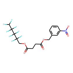Succinic acid, 2,2,3,3,4,4,5,5-octafluoropentyl 3-nitrobenzyl ester