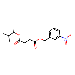 Succinic acid, 3-methylbut-2-yl 3-nitrobenzyl ester