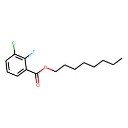 3-Chloro-2-fluorobenzoic acid, octyl ester