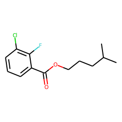 3-Chloro-2-fluorobenzoic acid, isohexyl ester