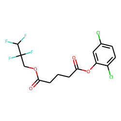 Glutaric acid, 2,2,3,3-tetrafluoropropyl 2,5-dichlorophenyl ester