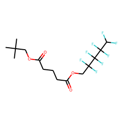 Glutaric acid, 2,2,3,3,4,4,5,5-octafluoropentyl neopentyl ester