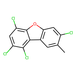 8-methyl-1,2,4,7-tetrachlorodibenzofuran