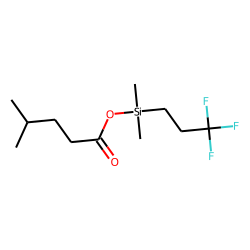 4-Methylvaleric acid, dimethyl(3,3,3-trifluoropropyl)silyl ester