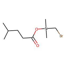 4-Methylvaleric acid, bromomethyldimethylsilyl ether