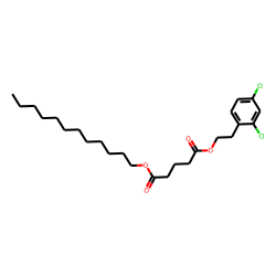 Glutaric acid, 2-(2,4-dichlorophenyl)ethyl dodecyl ester