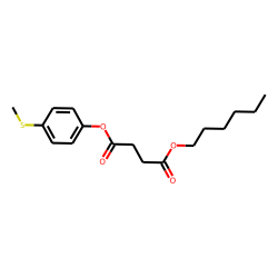 Succinic acid, hexyl 4-methylthiophenyl ester