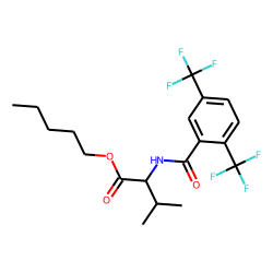 L-Valine, N-(2,5-ditrifluoromethylbenzoyl)-, pentyl ester