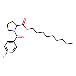 L-Proline, N-(4-fluorobenzoyl)-, nonyl ester