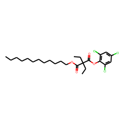 Diethylmalonic acid, dodecyl 2,4,6-trichlorophenyl ester