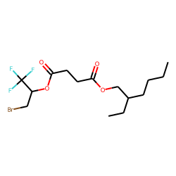 Succinic acid, 2-ethylhexyl 1-bromo-3,3,3-trifluoroprop-2-yl ester