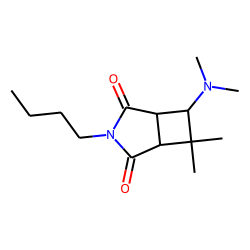 1,2-Cyclobutanedicarboximide, n-butyl-4-dimethylamino-3,3-dimethyl-