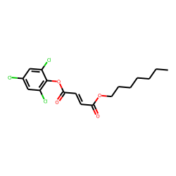Fumaric acid, heptyl 2,4,6-trichlorophenyl ester