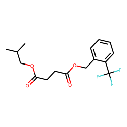 Succinic acid, isobutyl 2-(trifluoromethyl)benzyl ester