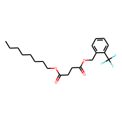 Succinic acid, octyl 2-(trifluoromethyl)benzyl ester