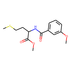 l-Methionine, N-(m-anisoyl)-, methyl ester