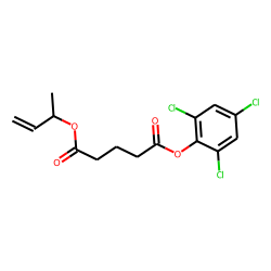 Glutaric acid, but-3-en-2-yl 2,4,6-trichlorophenyl ester