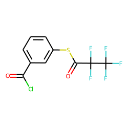 3-(Pentafluoropropionylthio)benzoyl chloride