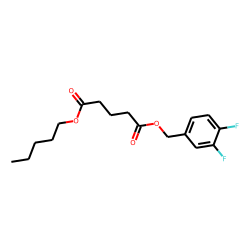 Glutaric acid, 3,4-difluorobenzyl pentyl ester
