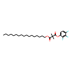 Dimethylmalonic acid, heptadecyl 2,3,4-trifluorophenyl ester