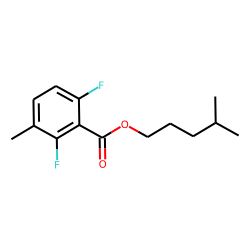 2,6-Difluoro-3-methylbenzoic acid, isohexyl ester