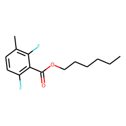 2,6-Difluoro-3-methylbenzoic acid, hexyl ester