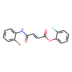Fumaric acid, monoamide, N-(2-bromophenyl)-, 2-fluorophenyl ester