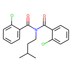 Benzamide, 2-chloro-N-(2-chlorobenzoyl)-N-(3-methylbutyl)-