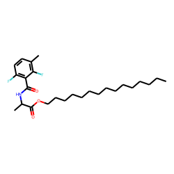 D-Alanine, N-(2,6-difluoro-3-methylbenzoyl)-, pentadecyl ester