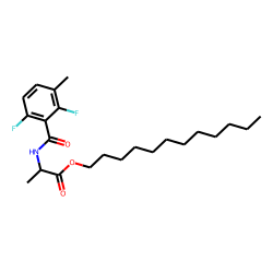 D-Alanine, N-(2,6-difluoro-3-methylbenzoyl)-, dodecyl ester